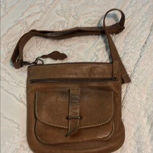 Roots Brown Crossbody Bag